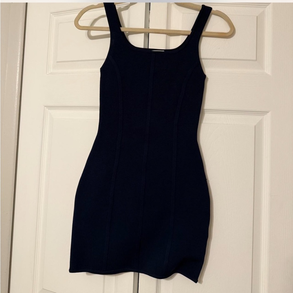 Babaton Navy Mini Dress